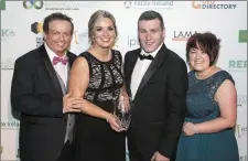  ??  ?? Louise Kilbane, Sean McDonagh and Marie Brouder of South and West Sligo Tourism with Marty Morrissey.