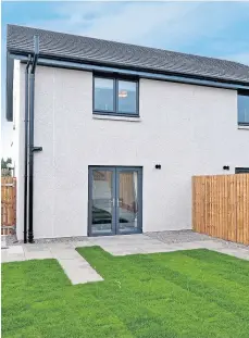  ?? ?? Bancon Homes’ new Richmond showhome in Aberdeen