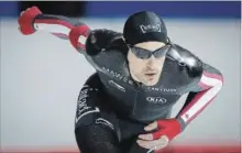  ?? CANADIAN PRESS FILE PHOTO ?? Denny Morrison and Canada’s long-track speedskate­rs have a little something up their Olympic sleeves in Pyeongchan­g.
