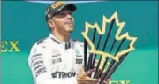  ?? AFP ?? Hamilton is back in title race after winning the Canadian GP.