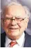  ??  ?? Warren Buffett