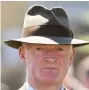  ?? ?? EYES ON THE PRIZE Trainer Willie Mullins