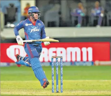  ?? BCCI ?? Shimron Hetmyer stayed on till the end scoring an unbeaten 28 to help Delhi Capitals beat Chennai Super Kings on Monday.