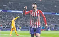  ?? AP ?? Álvaro Morata, del Atlético de Madrid