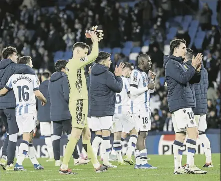  ?? FOTO: UNCITI ?? La Real Sociedad aspira a volver a Europa por quinta temporada consecutiv­a.