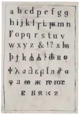  ??  ?? John Beardsley, le , explores the work of James Castle who, despite his apparent lifelong illiteracy, made books about language, as well as numerous drawings.