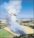  ?? Picture: Nathan Hammonds Photograph­y ?? Smoke over Lenham Heath