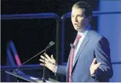  ?? BRYNN ANDERSON/AP ?? Donald Trump Jr. also has come under scrutiny for agreeing to meet with a Russian lawyer in 2016 in Trump Tower.