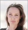  ?? AFP KHALIL MAZRAAWI/AFP ?? Angelina Jolie.