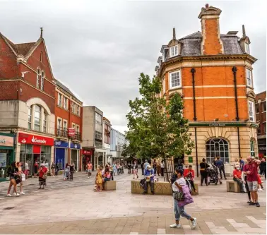  ??  ?? Chelmsford High Street: what will it look like in the future?