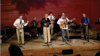  ?? RECORDER PHOTO BY JAMIE A. HUNT ?? The traditiona­l bluegrass music from Blue Grass Element, and Dan Stein and Sycamore Bend on Saturday, October 22, at the Barn Theater Buzzard Fest was outstandin­g.