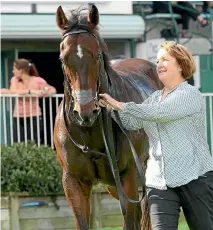  ?? TRISH DUNELL ?? Seventh Up’s Brisbane trip is off but Shelley Hale has promising 2-year-old Iffida chasing black-type at Ellerslie.