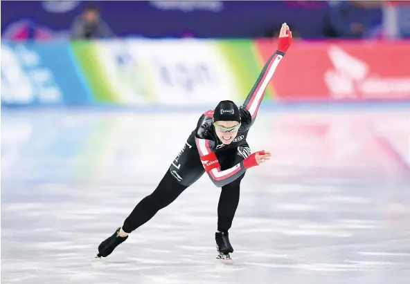  ??  ?? White City’s Marsha Hudey, who just won her first World Cup medal, believes more appearance­s on the podium are in her future. “I don’t think I’m done improving,” she said. Getty Images