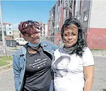  ?? SUPPLIED ?? GAIL Knight, the mother of murdered Stacey-Lee Philander, with Lindsay Philander, StaceyLee’s cousin. |