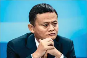  ??  ?? El empresario chino Jack Ma, fundador de Alibaba, anunció su retiro para dedicarse a la filantropí­a. Durante un año, trabajará con su sucesor.