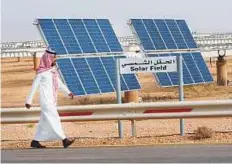  ?? Gulf News Archives ?? Solar panels at an installati­on in Saudi Arabia. Part of Mohammad Bin Salman’s changes may eventually include rolling back energy subsidies.