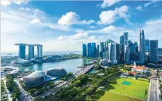 ?? SHUTTERSTO­CK ?? Singapore’s office rents are expected to pick up from 2021, driving fiveyear average growth of 3.3% due to limited supply, says Colliers