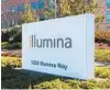  ?? FILE PHOTO ?? Illumina is a leading provider of gene sequencing equipment.