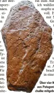  ?? Foto: Machalke ?? Über vier Kilo schwer ist der Stein aus Patagonien, den Ekkehard Ma chalke mitgebrach­t hat.