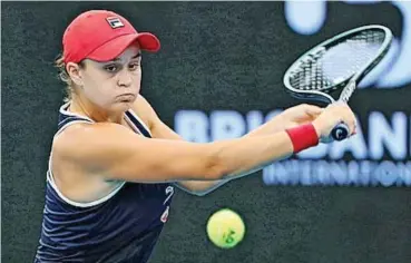  ?? | AP ?? ASHLEIGH Barty of Australia will partner Jennifer Brady of the US in the Australian Open doubles.