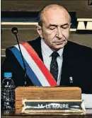  ?? JEFF PACHOUD / AFP ?? Gérard Collomb, ayer en Lyon