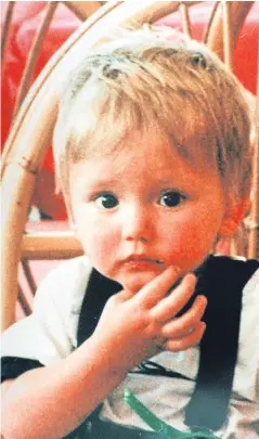  ??  ?? Ben Needham disappeare­d on Kos in 1991.