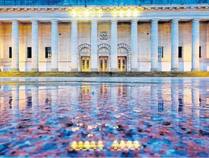  ??  ?? “After a very rainy day in Dundee, the Caird Hall was looking quite photogenic,” says Eric Niven, who sent in the picture.