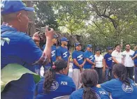  ??  ?? Gira. La Unión, San Miguel y Usulután fueron los destinos de los dirigentes pecenistas en su gira del fin de semana.