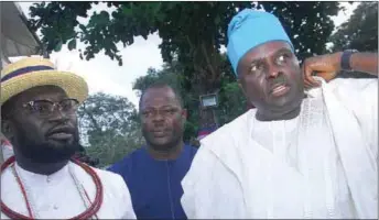  ??  ?? Chief Emami Ayiri and Chief James Ibori