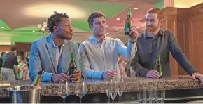  ?? ?? Jermaine Fowler, from left, Zac Efron and Andrew Santino star in “Ricky Stanicky.”