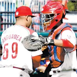  ??  ?? Fabián Anguamea y Carlos Corporán sellaron el triunfo