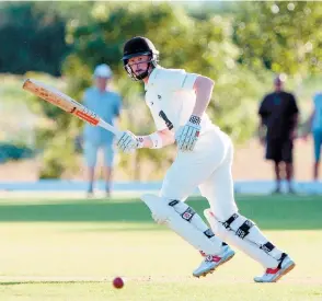  ??  ?? Euan Woods was man of the match against Cheshire.