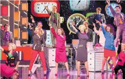  ?? Photo / Supplied ?? What a way to make a living! Dolly Parton's musical 9to5 has arrived in Sydney.