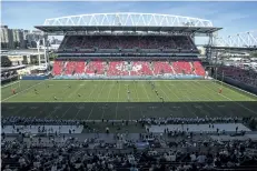  ?? THE CANADIAN PRESS FILES ?? Toronto’s BMO Field is seen in this file photo.