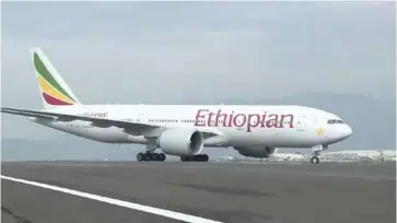  ??  ?? An Ethiopian Airways Boeing in Addis Ababa. Ethiopian Airline will be in a strategic partnershi­p with Zambia Airways in which it will hold 45% stake. The airline is the most profitable on the continent.