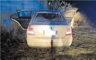  ?? /CORTESÍA SSPM TX ?? El carro fue remolcado al corralón correspond­iente