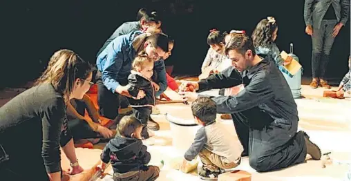  ?? /CORTESÍA INBAL ?? El taller Agua involucra a bebés desde seis meses en adelante