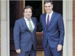  ??  ?? Vara reunido con Sánchez en la Moncloa.