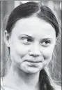  ??  ?? Greta Thunberg