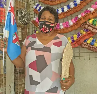  ?? Photo: Laiseana Nasiga ?? Arieta Finau at her stal at Flea Market in Suva on October 7, 2021.