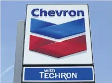  ?? THE ASSOCIATED PRESS FILES ?? Ontario’s Court of Appeal has ruled Ecuadorian villagers don’t have to put up nearly $1 million before pursuing a claim against Chevron Canada to cover the company’s cost if they lose their claim.