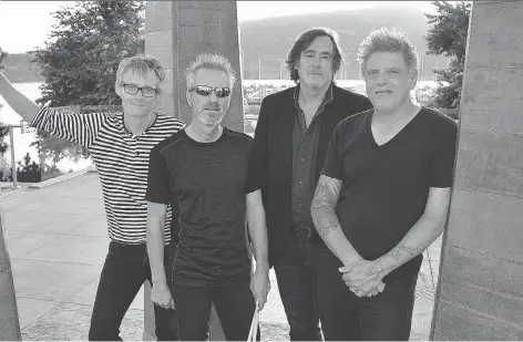  ??  ?? The Northern Pikes — Kevin Kane, Don Schmid, Jay Semko and Bryan Potvin — are on their 30th Anniversar­y Tour.