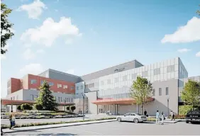  ?? HAMILTON HEALTH SCIENCES PHOTO ?? A rendering for the rebuilt West Lincoln Memorial Hospital ... or will it be West Niagara Memorial Hospital?