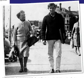  ??  ?? DEPRIVED BACKGROUND: David Blunkett at 18 with his mother Doris