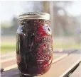  ??  ?? Chris Falconer @eatingisth­ehardpart Transformi­ng the food you pick yourself: sour cherry jam
