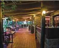  ??  ?? Above: About Thyme restaurant caters for all occasions, yet still manages to remain private and exclusive.
Above Center: A set table for two at the About Thyme restaurant. The restaurant boasts a wellstocke­d bar and a comprehens­ive wine list to...