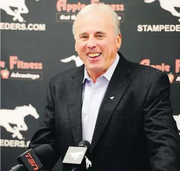  ?? RYAN MCLEOD/FILES ?? The Stampeders are now 127-44-3 since John Hufnagel joined the organizati­on in 2008 and have never won fewer than 10 games in a season, advancing to the playoffs every year.