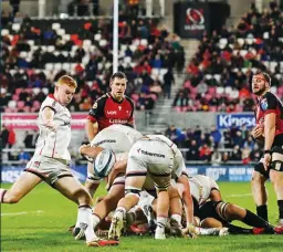  ?? ?? Nathan Doak of Ulster during the United Rugby Championsh­ip match between Ulster and Emirates Lions