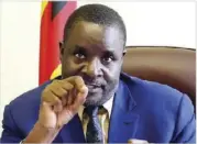  ?? ?? Presidenti­al spokespers­on George Charamba