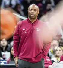  ?? SUSAN WALSH/AP ?? Florida State head coach Leonard Hamilton, age 75, has been leading the Seminoles basketball program since 2002. He is the longestser­ving Black head coach in the ACC, which now boasts a majority of head coaches of color, more than any other league.